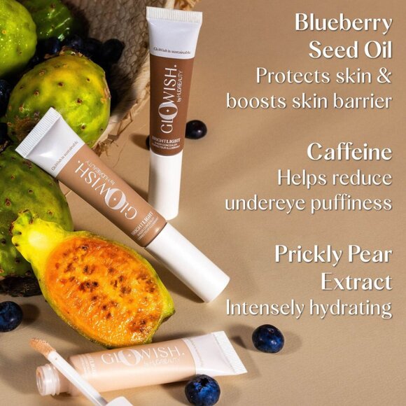 Huda Beauty GloWish Bright Light Hydrating Sheer Vegan Concealer in Light 03 - Picture 3 of 8